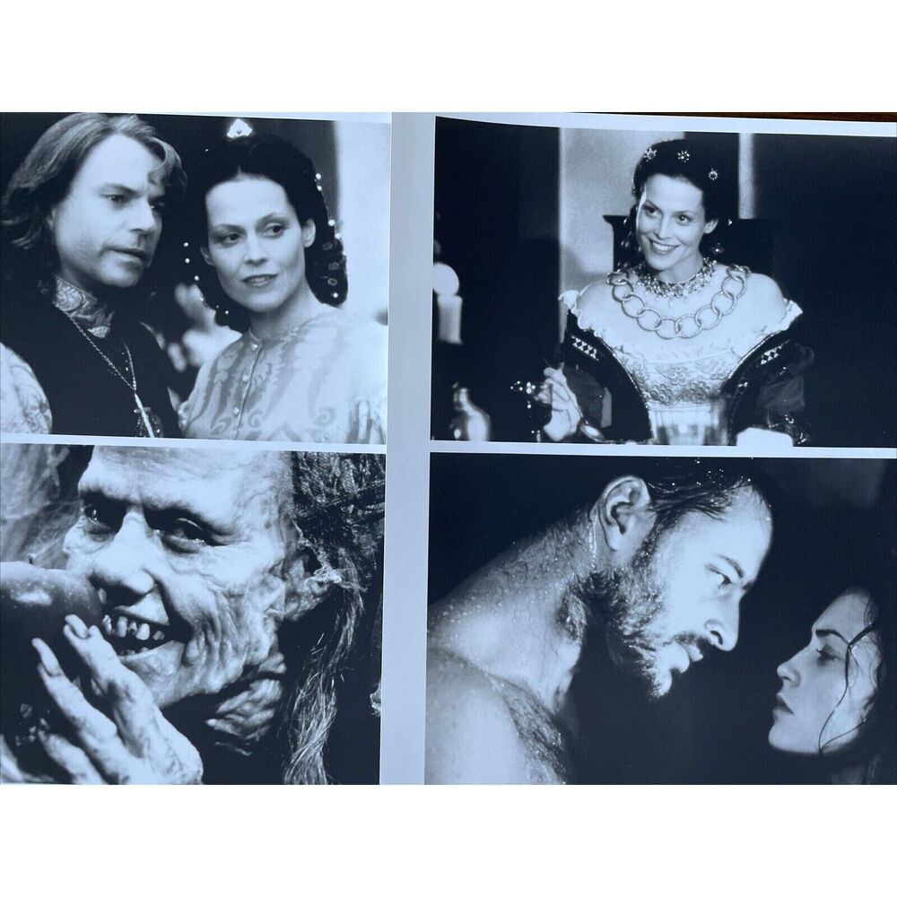 Press Photo Sigourney Weaver and Sam Neill in "Snow White: A Tale of Terror"